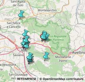 Mappa Via Nenni, 83022 Baiano AV, Italia (7.06895)