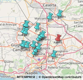 Mappa Via G. Rossini, 80023 Caivano NA, Italia (6.46421)