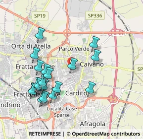 Mappa Via G. Rossini, 80023 Caivano NA, Italia (2.1495)