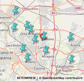 Mappa Via G. Rossini, 80023 Caivano NA, Italia (4.33727)