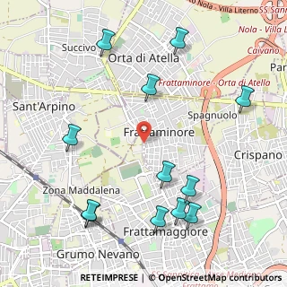 Mappa Via Rosario, 80027 Frattamaggiore NA, Italia (1.36)