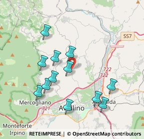 Mappa Solofra, 83010 Capriglia irpina AV, Italia (3.96667)