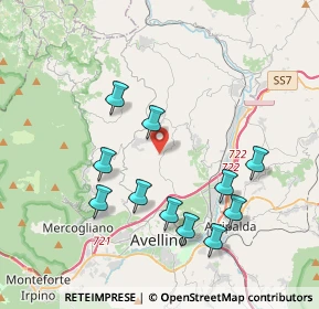 Mappa Solofra, 83010 Capriglia irpina AV, Italia (4.14091)