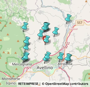 Mappa Solofra, 83010 Capriglia irpina AV, Italia (3.58947)