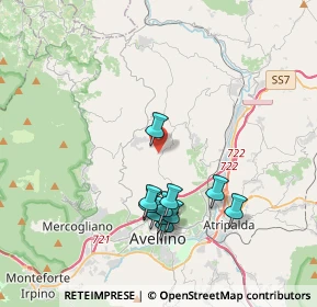 Mappa Solofra, 83010 Capriglia irpina AV, Italia (3.79273)