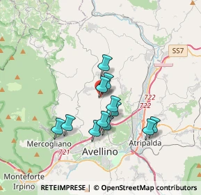 Mappa Solofra, 83010 Capriglia irpina AV, Italia (3.01833)