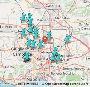 Mappa Via Barile, 80023 Caivano NA, Italia (7.51053)