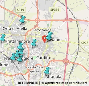 Mappa Via Barile, 80023 Caivano NA, Italia (2.45455)