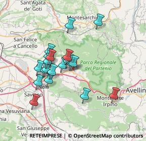 Mappa Via Provinciale Baiano Avella, 83020 Sperone AV, Italia (6.4685)