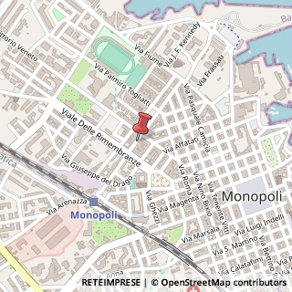 Mappa Via Fracanzano, 3, 70043 Monopoli, Bari (Puglia)