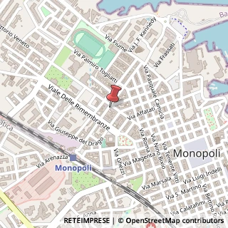 Mappa Via Fracanzano, 1, 70043 Monopoli, Bari (Puglia)