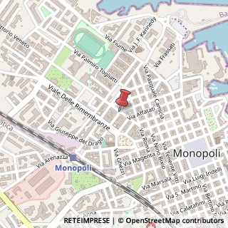 Mappa Via Vittorio Veneto, 16E, 70043 Monopoli, Bari (Puglia)