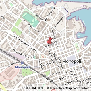 Mappa Via Roma, 247, 70043 Monopoli, Bari (Puglia)