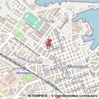Mappa Via Vittorio Veneto, 16, 70043 Monopoli, Bari (Puglia)