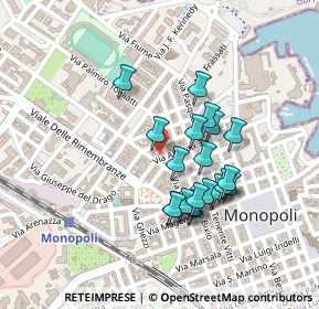 Mappa Via F. P. Affatati, 70043 Monopoli BA, Italia (0.2025)