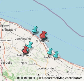 Mappa Via Francesco Paolo Affatati, 70043 Monopoli BA, Italia (11.22071)