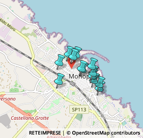 Mappa Via Francesco Petrarca, 70043 Monopoli BA, Italia (0.55538)