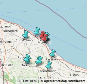 Mappa Via Munno G., 70043 Monopoli BA, Italia (10.94467)