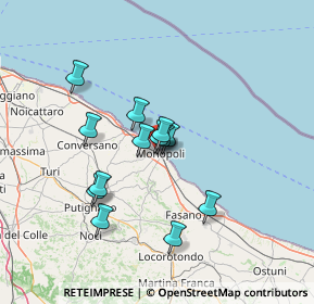 Mappa Via Munno G., 70043 Monopoli BA, Italia (11.55769)