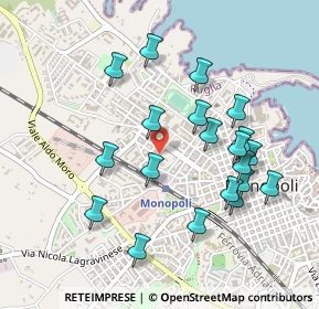 Mappa Via Munno G., 70043 Monopoli BA, Italia (0.506)