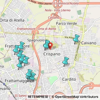 Mappa Via Guglielmo Marconi, 80020 Crispano NA, Italia (1.31846)