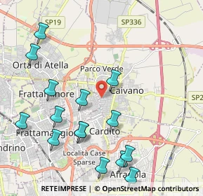 Mappa Via Pignatelli, 80023 Caivano NA, Italia (2.57667)