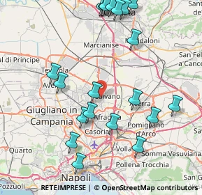 Mappa Via Pignatelli, 80023 Caivano NA, Italia (10.092)