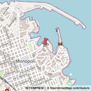 Mappa Via Cavaliere, 32, 70043 Monopoli, Bari (Puglia)