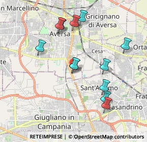 Mappa Via dei Glicini, 81031 Aversa CE, Italia (2.03333)