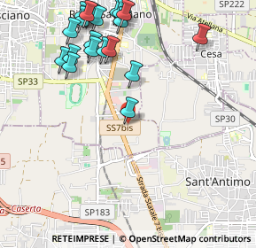 Mappa Via dei Glicini, 81031 Aversa CE, Italia (1.3445)