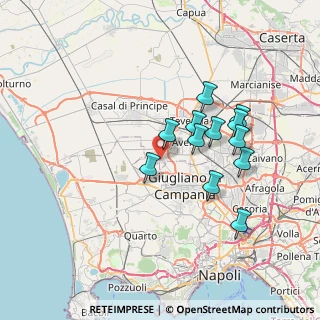 Mappa Via F.lli Cervi, 81030 Parete CE, Italia (6.7425)
