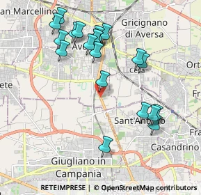 Mappa Via Antonio Gramsci, 81031 Aversa CE, Italia (2.189)