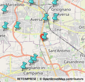 Mappa Via Antonio Gramsci, 81031 Aversa CE, Italia (2.995)