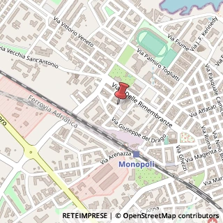 Mappa Via fiume orazio 21, 70043 Monopoli, Bari (Puglia)