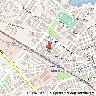 Mappa Via Canonico G. del Drago, 48, 70043 Monopoli, Bari (Puglia)