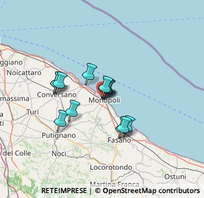 Mappa Via Canonico G. del Drago, 70043 Monopoli BA, Italia (10.02154)