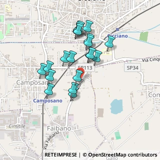 Mappa Via Provinciale per Cicciano, 80030 Camposano NA, Italia (0.437)