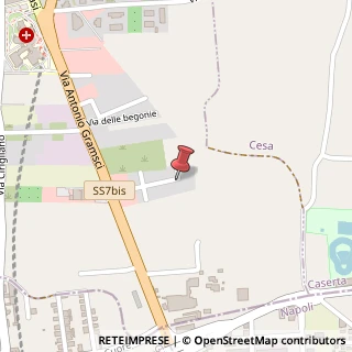 Mappa Via dei Glicini, 71, 81031 Aversa, Caserta (Campania)