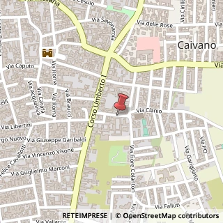 Mappa Via Campiglione, 14, 80023 Caivano, Napoli (Campania)
