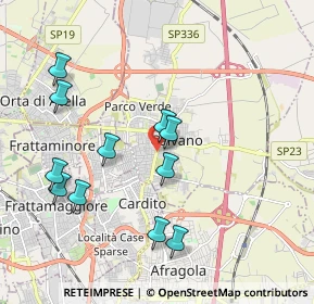 Mappa Piazza 1 maggio, 80023 Caivano NA, Italia (2.13182)