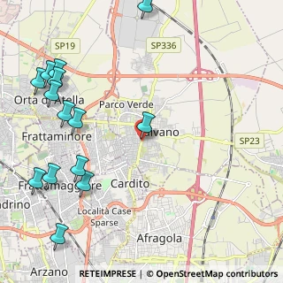 Mappa Piazza 1 maggio, 80023 Caivano NA, Italia (3.11786)