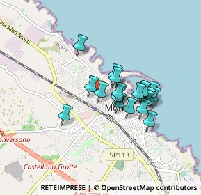 Mappa Via Gabriele Pepe, 70043 Monopoli BA, Italia (0.682)