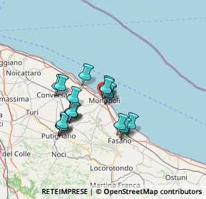 Mappa Via Gabriele Pepe, 70043 Monopoli BA, Italia (11.826)