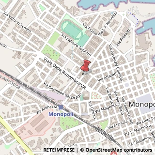 Mappa Via Fracanzano, 3, 70043 Monopoli, Bari (Puglia)