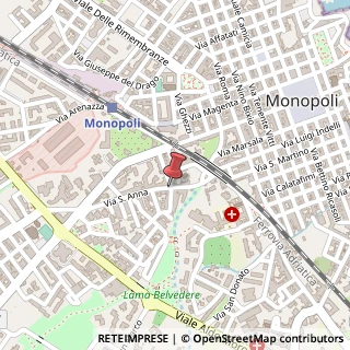 Mappa Via Sant'Anna, 38, 70043 Monopoli, Bari (Puglia)