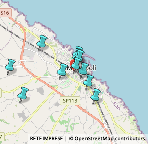 Mappa Via Sergente Eustachio Corbacio, 70043 Monopoli BA, Italia (1.43455)
