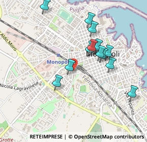 Mappa Via Sergente Eustachio Corbacio, 70043 Monopoli BA, Italia (0.47692)