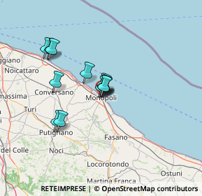 Mappa Via Giuseppe Mazzini, 70043 Monopoli BA, Italia (10.72167)