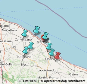 Mappa Via Cavour, 70043 Monopoli BA, Italia (9.53818)