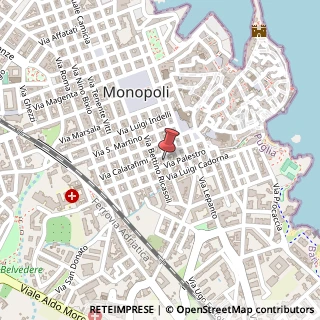 Mappa Via U. Rattazzi, 71, 70043 Monopoli, Bari (Puglia)